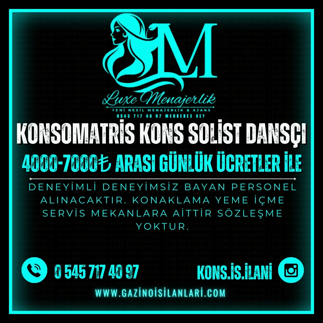 Kocaeli Konsomatris iş ilanları 0545 717 40 97